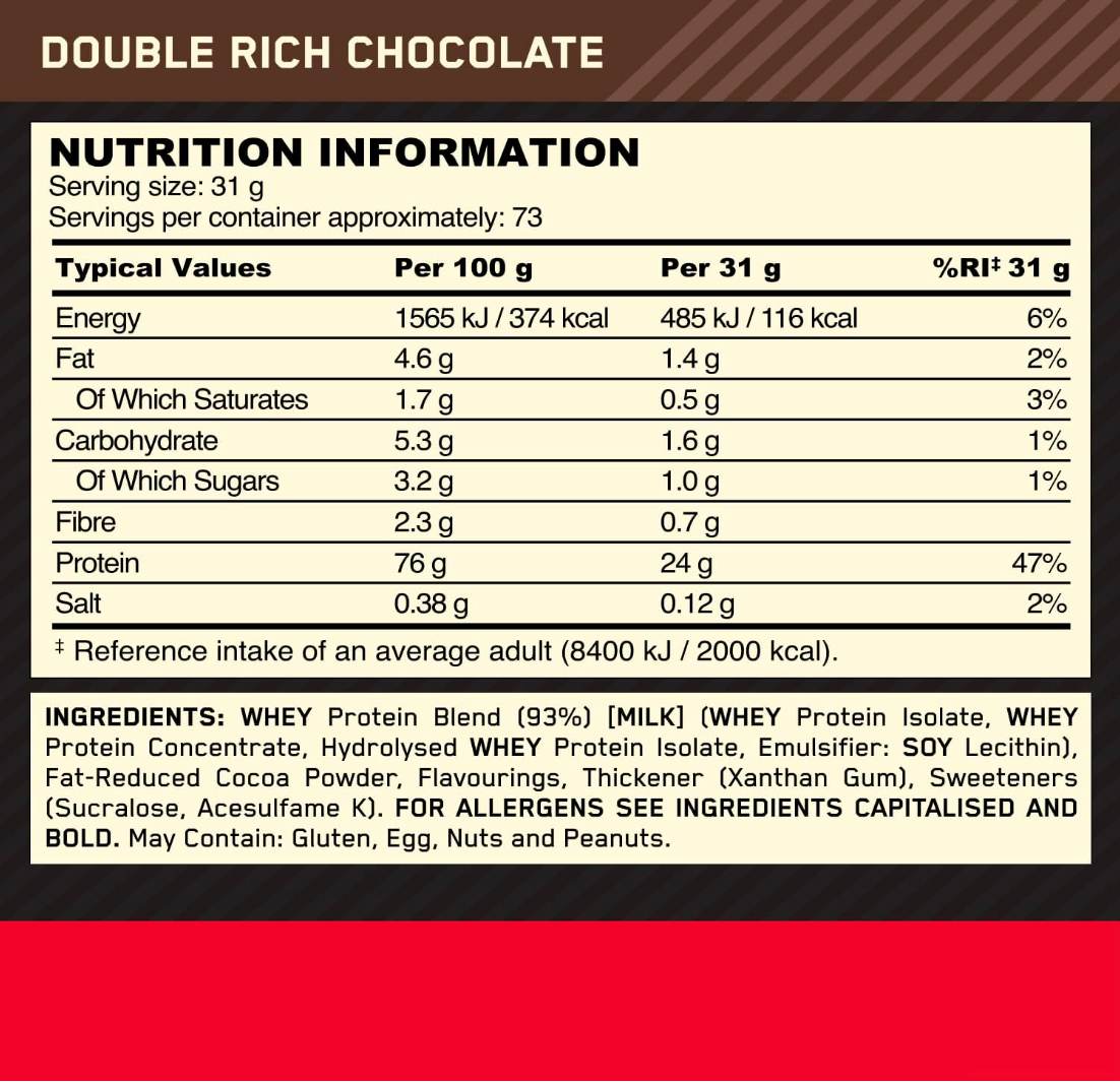 Optimum Nutrition Gold Standard 100% Whey 2.27kg